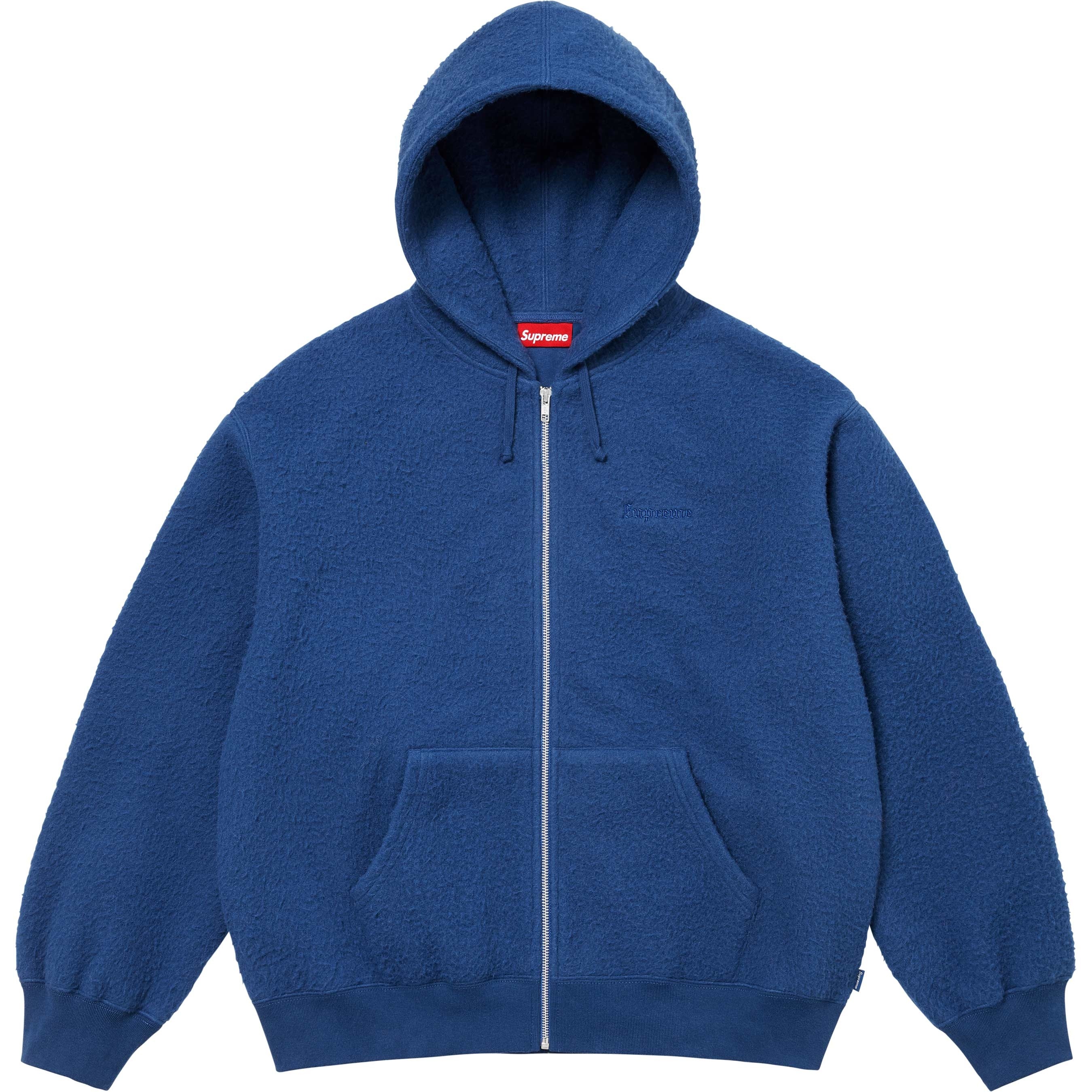 Pilled Zip Up Hooded Sweatshirt view 11